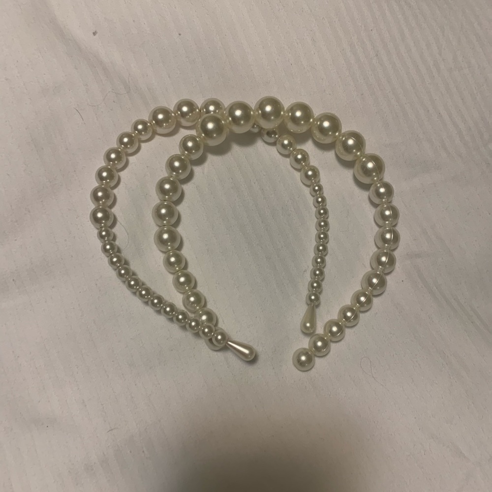 PEARL HEADBAND SET OF 2